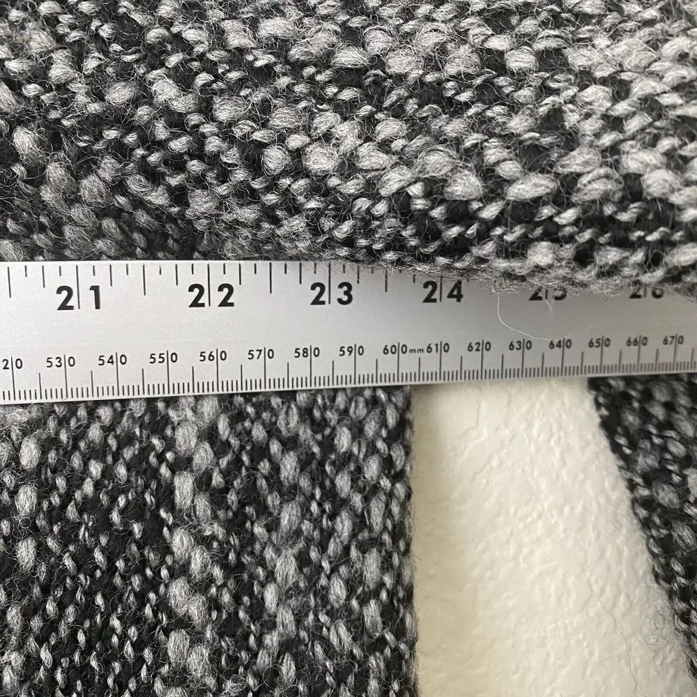 Eileen Fisher Jacket Womens Sz XL Wool Peacoat Tweed Button Front - Picture 5 of 8
